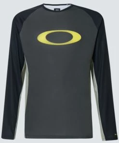T-Shirt Manches Longues Oakley MTB Tech Tee - Gris-Noir