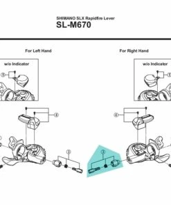 Tendeur De Câble Shimano Droit - Y6TA98020