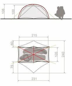 Tente Vaude Space Seamless 1-2 Personnes Vert 6 Tente Vaude Space Seamless 1-2 Personnes Vert -Vélo de montagne Soldes tente vaude space seamless 1 2 personnes vert 2