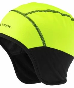 Sous-Casque Hiver Vaude Bike Windproof Cap III Jaune Fluo