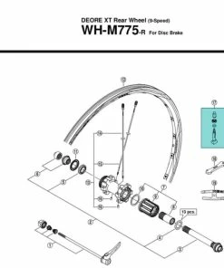 Valve Tubeless Shimano Y4CK98030 - VTT