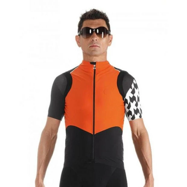 Veste Assos TiburuGiletEquipe - Orange/Noir 1 Veste Assos TiburuGiletEquipe - Orange/Noir