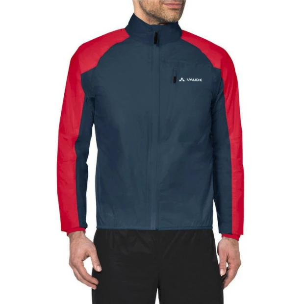 Veste De Pluie Vaude Men's Drop Jacket III Bleu Baltique/Rouge 3 Veste De Pluie Vaude Men's Drop Jacket III Bleu Baltique/Rouge – Image 3
