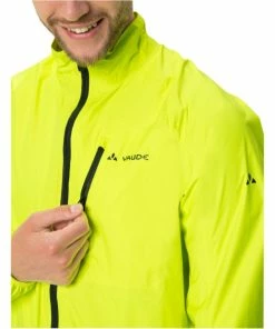 Veste De Pluie Vaude Men's Drop Jacket III Jaune Brillant -Vélo de montagne Soldes veste de pluie vaude men s drop jacket iii jaune brillant 2