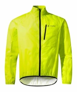 Veste De Pluie Vaude Men's Drop Jacket III Jaune Brillant -Vélo de montagne Soldes veste de pluie vaude men s drop jacket iii jaune brillant 4